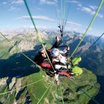 Gleitschirmflug über Oberstdorf