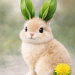 Hase mit Bärlauchohren