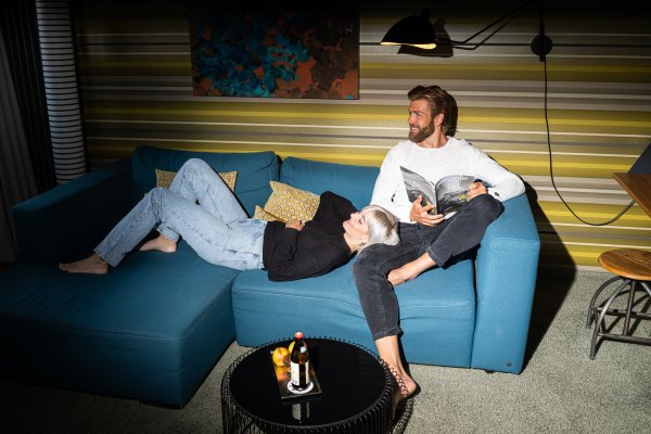 Einfach mal entspannen und den Bergblick genießen