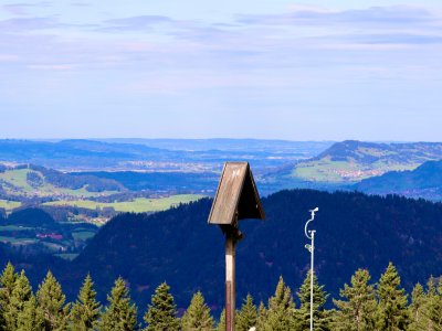 Blick von Schrattenwang auf Oberstdorf