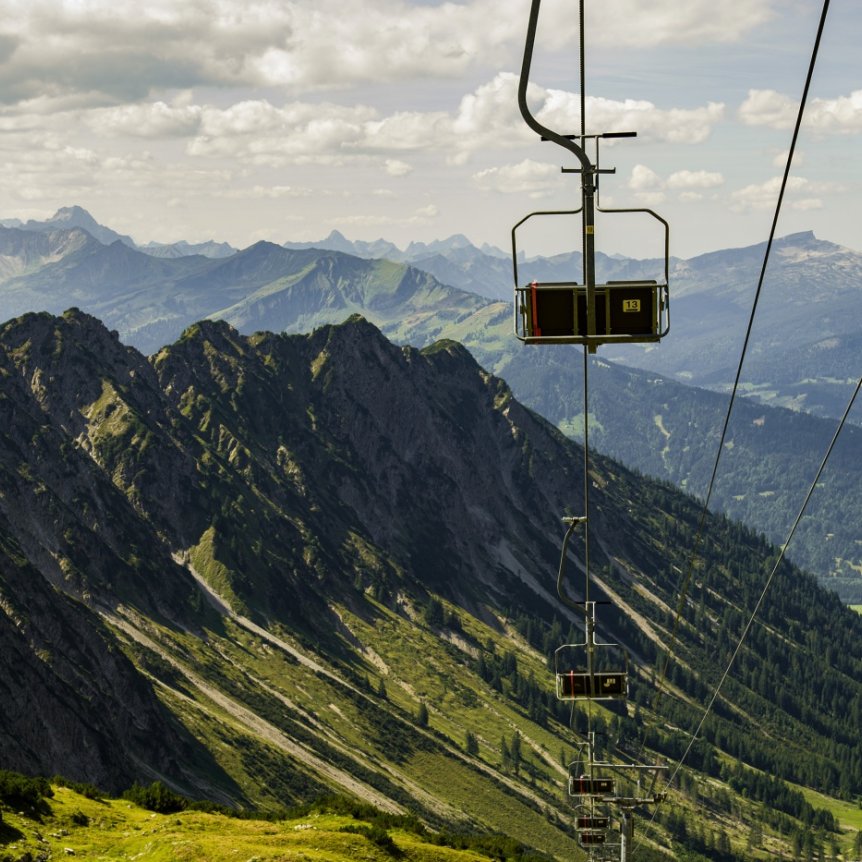 Bergbahnen fahren, im Sommer immer kostenlos