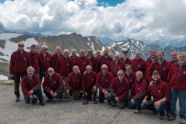 Montanara Chor auf dem Nebelhorn