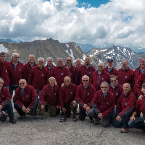 Montanara Chor auf dem Nebelhorn