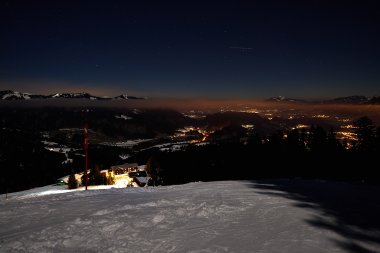 Ausblick vom Söllereck bei Nacht