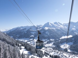 Walmendingerhornbahn hoch über Mittelberg