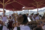 Schöllanger Musikkapelle beim Bergfest zur Alpenrosenblüte