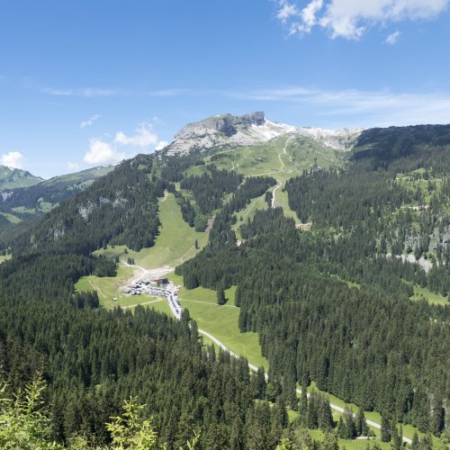 Aussichtspunkt vom Heuberg Richtung Ifen