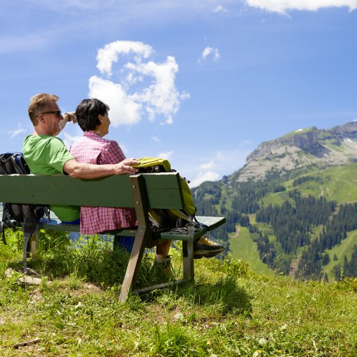 Ausblick vom Heuberg auf den Ifen