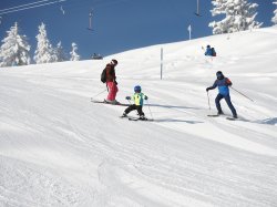 Skitag mit der Familie