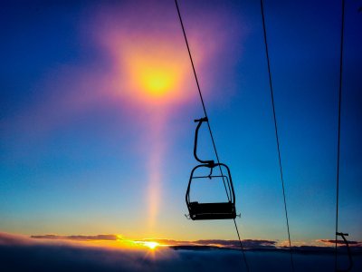 Abendstimmung in der Gondel