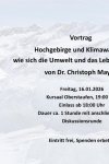 Vortrag Hochgebirge und Klimawandel