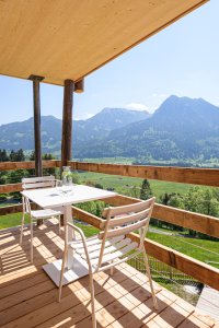 Halali Balkon Ausblick