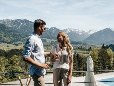 Auf der Terrasse