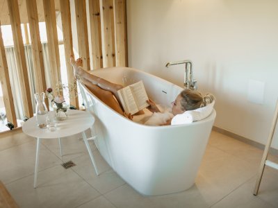 Entspannen in der Badewanne