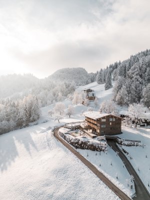 Drohnenaufnahme Winter