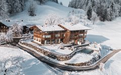 Drohnenaufnahme Winter