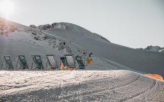 Liegestühle am Nebelhorn