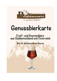 Genussbierkarte