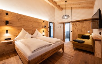 Schlafzimmer mit Zusatzbett
