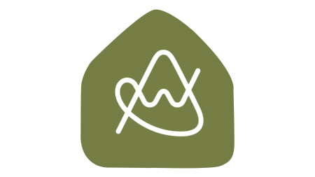 Haus mit AWP Logo für websiteNewsletter Header Dorf Suites