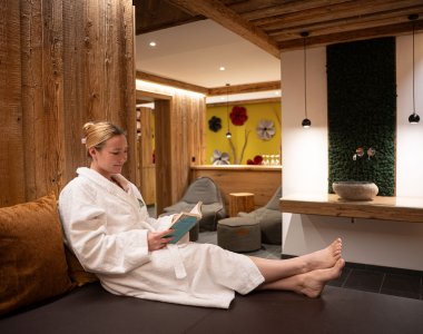 Entspannen im Wellnessbereich