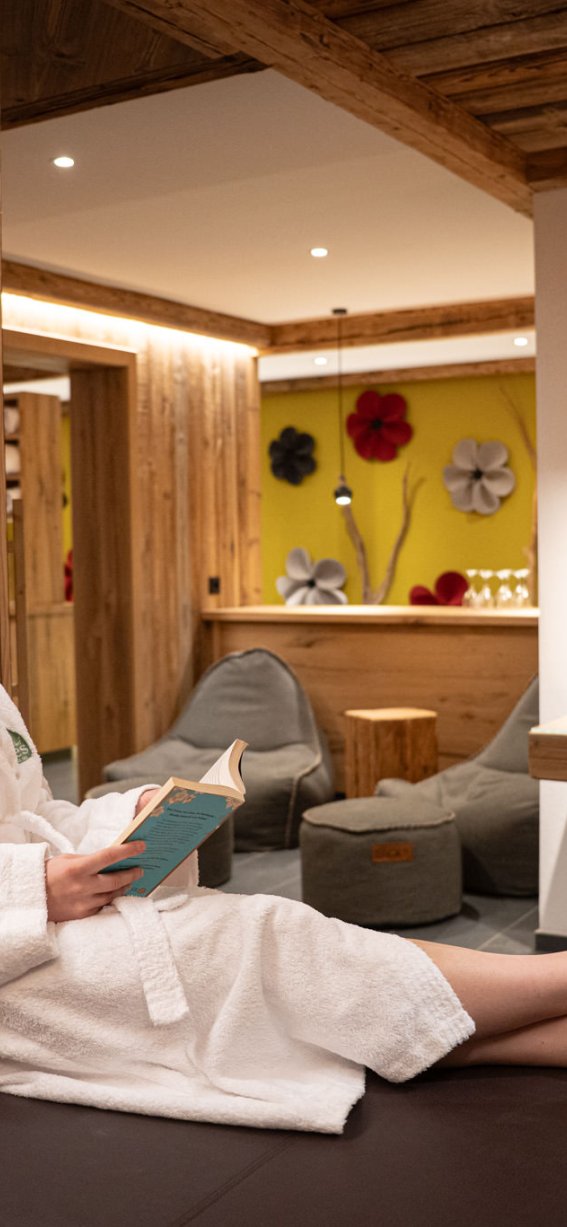 Entspannen im Wellnessbereich