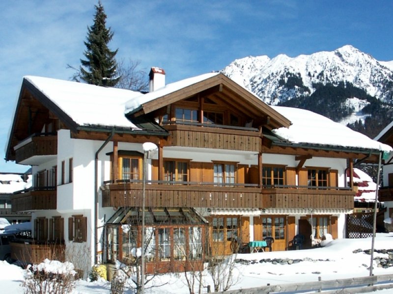 Haus Edelraute im Winter