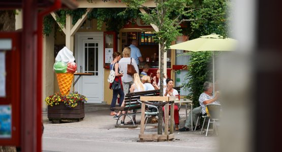 Eisdiele in Oberstaufen