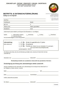 Beitritts- und Datenschutzerklärung 2026