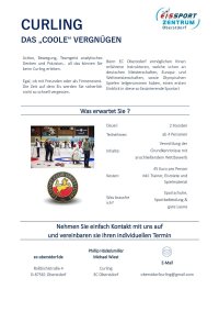 Flyer Curling für Jedermann 2026