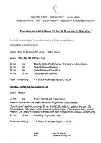 Ice Academy Camp November 2025 - Einladung