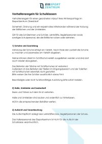 Verhaltensregeln für Schulklassen
