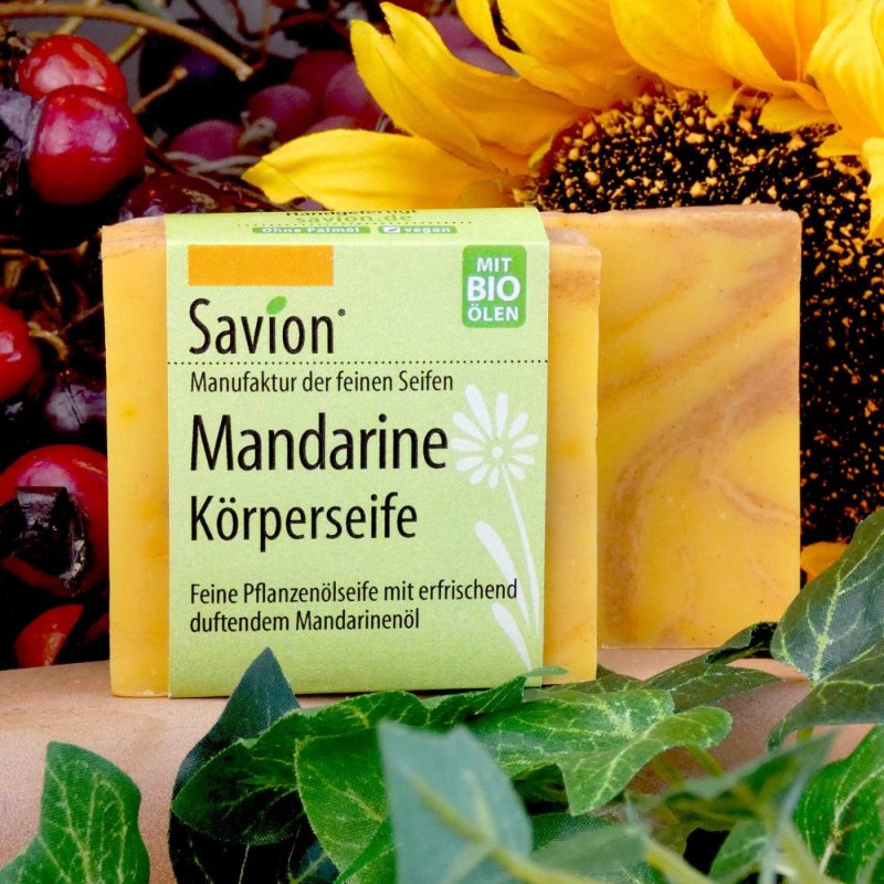 Savion Seife Mandarine Koerperseife