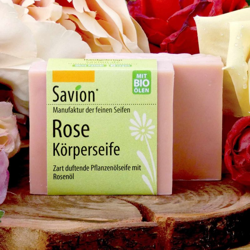 Savion Seife Rose Koerperseife