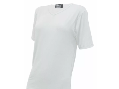 CeraTex Shirt V-Ausschnitt weiss