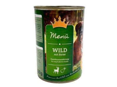 G11 Hundefutter Menü Wild mit Birne