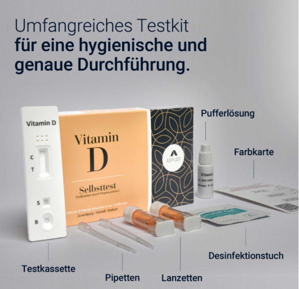 Aspilos Vitamin D Test Inhalt