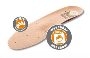 Sunbed Cork Schuheinlage