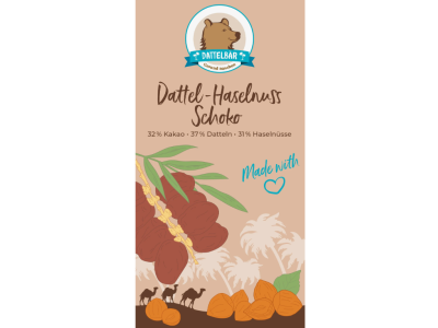 Dattelbär Dattel-Haselnuss-Schokolade
