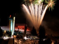 Feuerwerk in der Erdinger Arena
