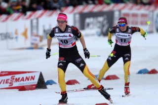 Katrin Zeller bei der Tour de Ski in Oberstdorf