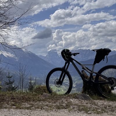 In den Bergen oberhalb von Berchtesgaden