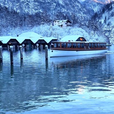 Königssee in der Abenddämmerung
