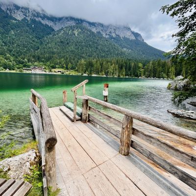 Moin, heute vor dem Regen am Hintersee 😃