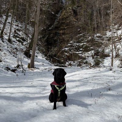 Wasserfall unterhalb der Burgruine Werdenfels