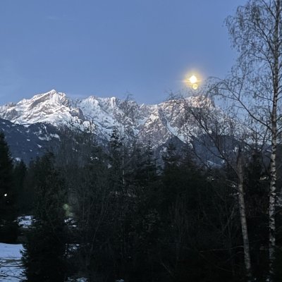Blick heute früh aus dem Fenster