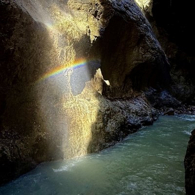 Zur richtigen Zeit am richtigen Ort. 🌈😎