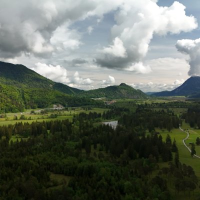 Garmisch von oben