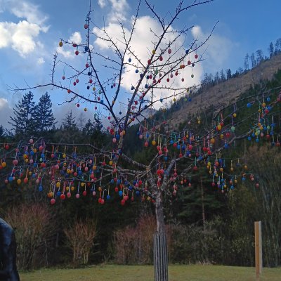 Osterstimmung am Ortseingang