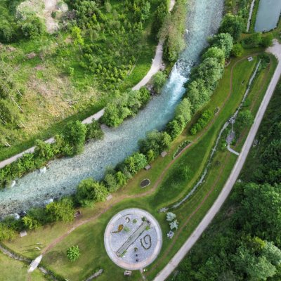 Kneipp-Parcour von oben